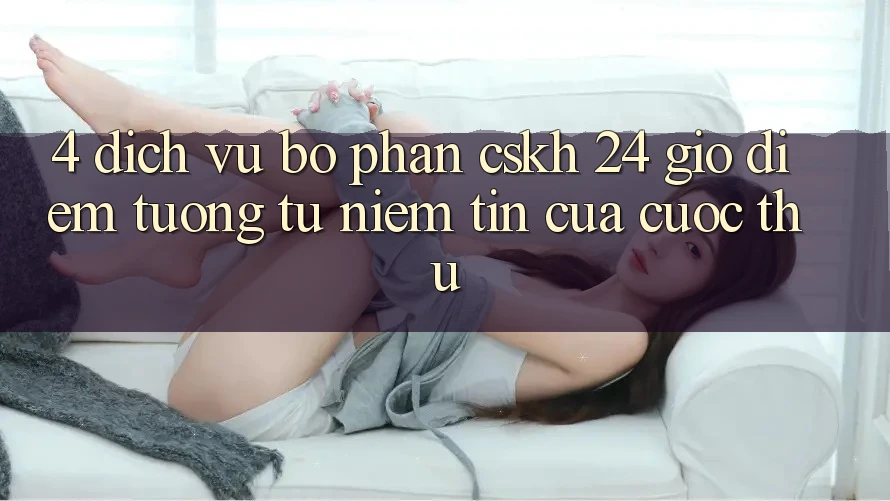 4. Dịch Vụ Bộ phận CSKH 24 Giờ: Điểm Tương tự Niềm Tin Của Cược Thủ