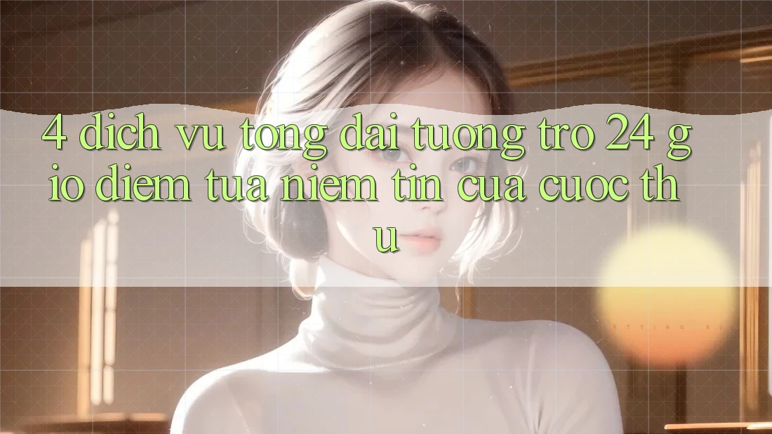 4. Dịch Vụ Tổng đài tương trợ 24 Giờ: Điểm Tựa Niềm Tin Của Cược Thủ