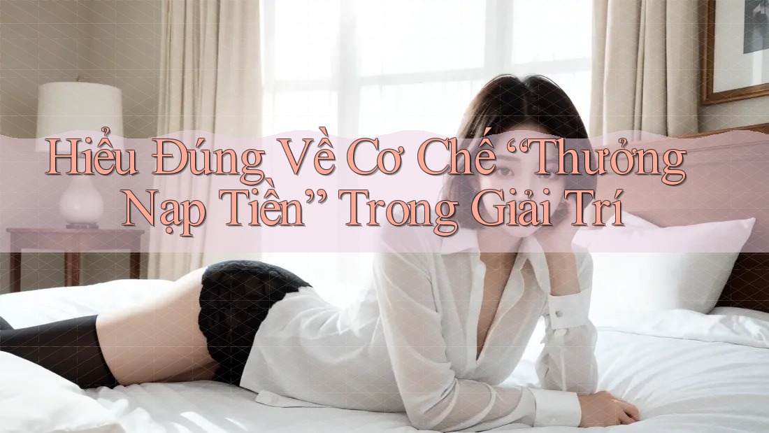 Hiểu Đúng Về Cơ Chế “Thưởng Nạp Tiền” Trong Giải Trí
