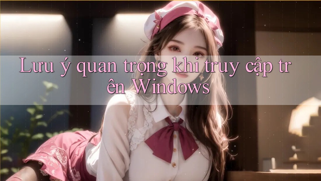 Lưu ý quan trọng khi truy cập trên Windows