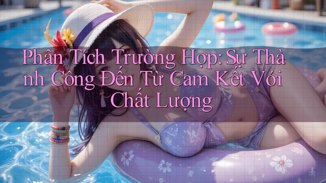 Phân Tích Trường Hợp: Sự Thành Công Đến Từ Cam Kết Với Chất Lượng Phân Tích Trường Hợp: Sự Thành Công Đến Từ Cam Kết Với Chất Lượng