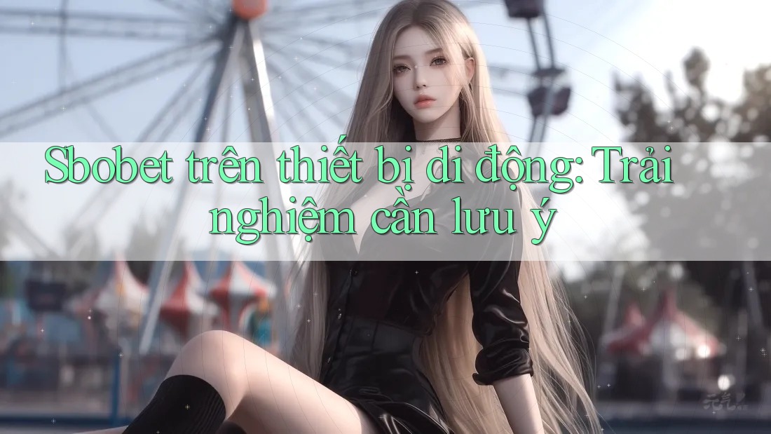 Sbobet trên thiết bị di động: Trải nghiệm cần lưu ý