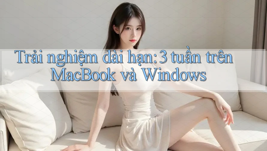 Trải nghiệm dài hạn: 3 tuần trên MacBook và Windows Trải nghiệm dài hạn: 3 tuần trên MacBook và Windows