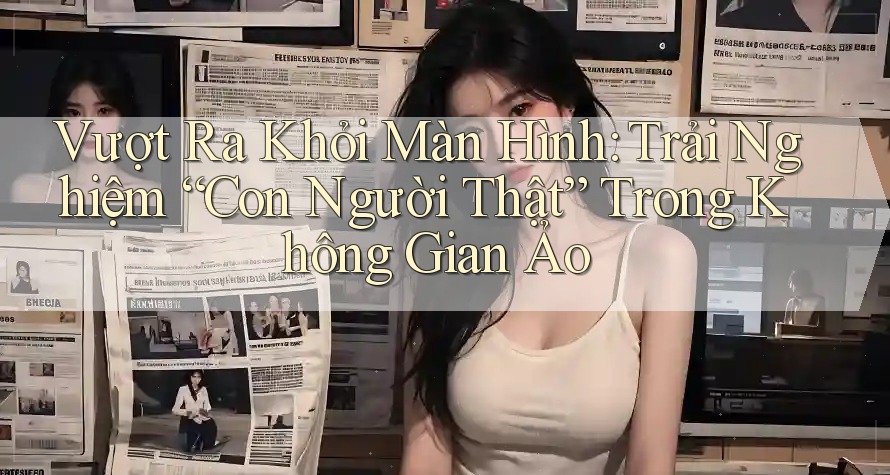 Vượt Ra Khỏi Màn Hình: Trải Nghiệm “Con Người Thật” Trong Không Gian Ảo